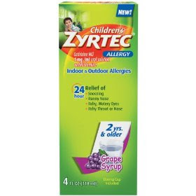 can a child take zyrtec and tylenol together